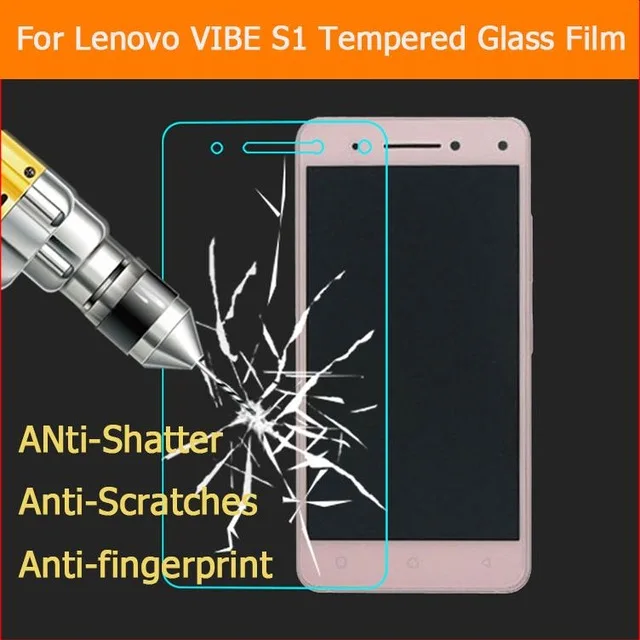 

For Lenovo VIBE S1 Tempered Glass Original 9H High Quality Protective Film Explosion-proof Screen Protector for S1a40 S1c50