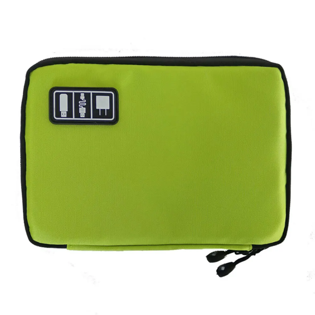 Phone Accessories Waterproof Nylon U Disk Large Capacity Travel Organizer Flash Drive Storage Bag Elastic Band Electronic
