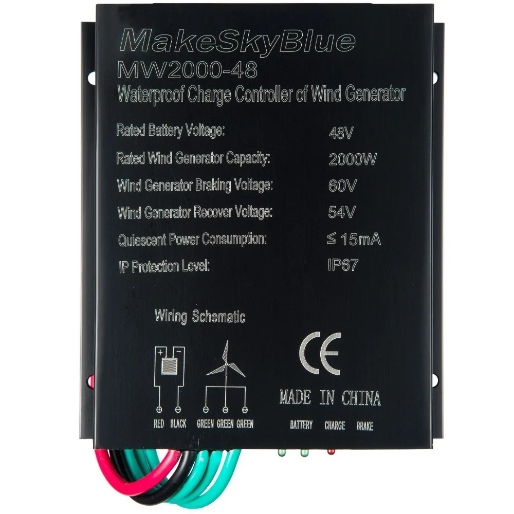 MakeSkyBlue Wind Charge Controller for 2000W AC Wind Turbine Generator