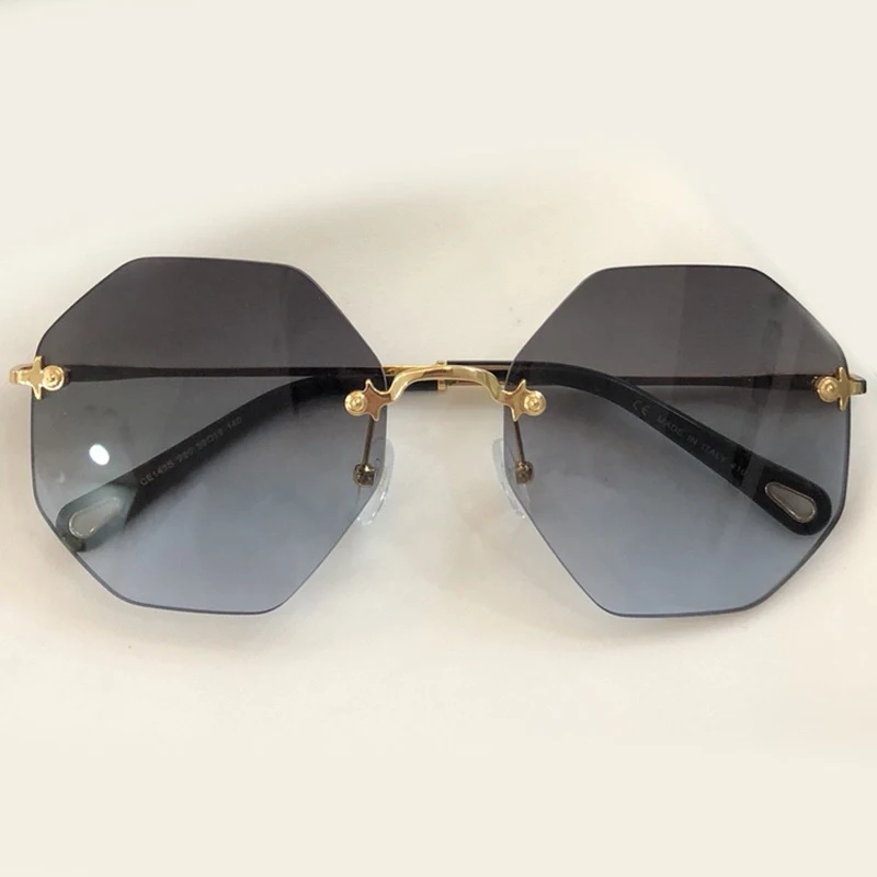 Box no2 Randlose Sonnenbrille Hohe No1 Verpackung Feminino Neue De 2018 Frauen Sol Sunglasses no4 Sunglasses Vintage no3 Sunglasses Shades Mode Sunglasses Weiblichen Oculos Qualität Mit 0n6r0Hqx