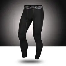 Mens Running Fitness Jogging Compression Tights Long Pants Sport Basketball Training Leggings Mens Gym Wear
