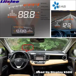 Liislee автомобилей HUD Head Up Дисплей для Toyota RAV4-отражающий лобовое стекло Экран безопасного вождения Экран проектор высокое качество