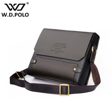 Wdpolo männer pu-leder umhängetasche gentle männer business handtaschen vertrag taschen männer umhängetasche klassische design m1640