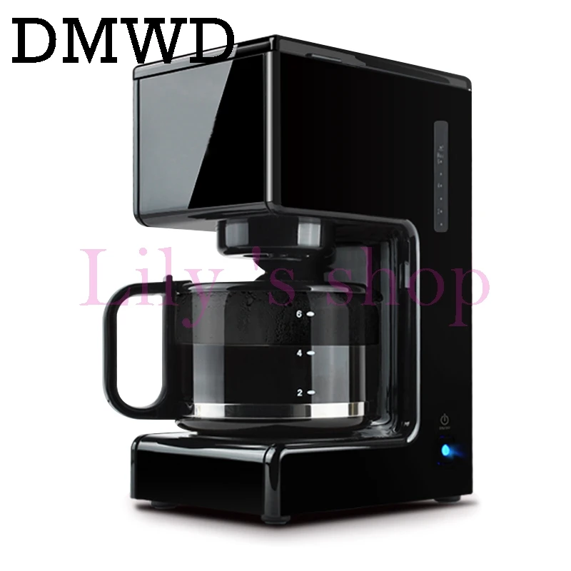 

DMWD 750ml 680w Full-Automatic Coffee maker Multifunctional household Tea Coffee Machine Intelligent Auto Off Drip Coffee Maker
