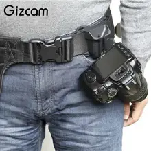 Gizcam Fast Loading Camera Photo Holster Waist Belt Buckle Button Straps Accessories For DSLR Camera