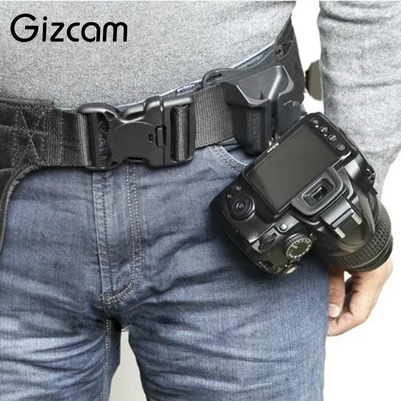 Чехол для Камеры Gizcam с быстрой загрузкой поясной ремень пряжкой аксессуары DSLR