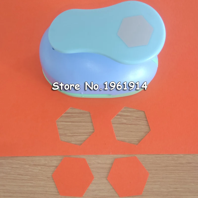 

33mm hexagon punch diy craft hole puncher for scrapbooking punches eva maker Kids scrapbook paper cutter Embossing sharper