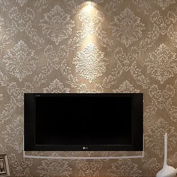 

Royal non-woven damask flower wallpaper roll bedroom wall paper vintage background wall wallpaper for living room wallcovering