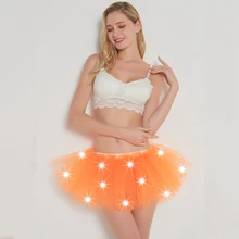 Новейший светодиодный светильник, фатиновая юбка-пачка, нарядный костюм для девичника на Хеллоуин, Playersstag Skirte, представление, сценическое шоу