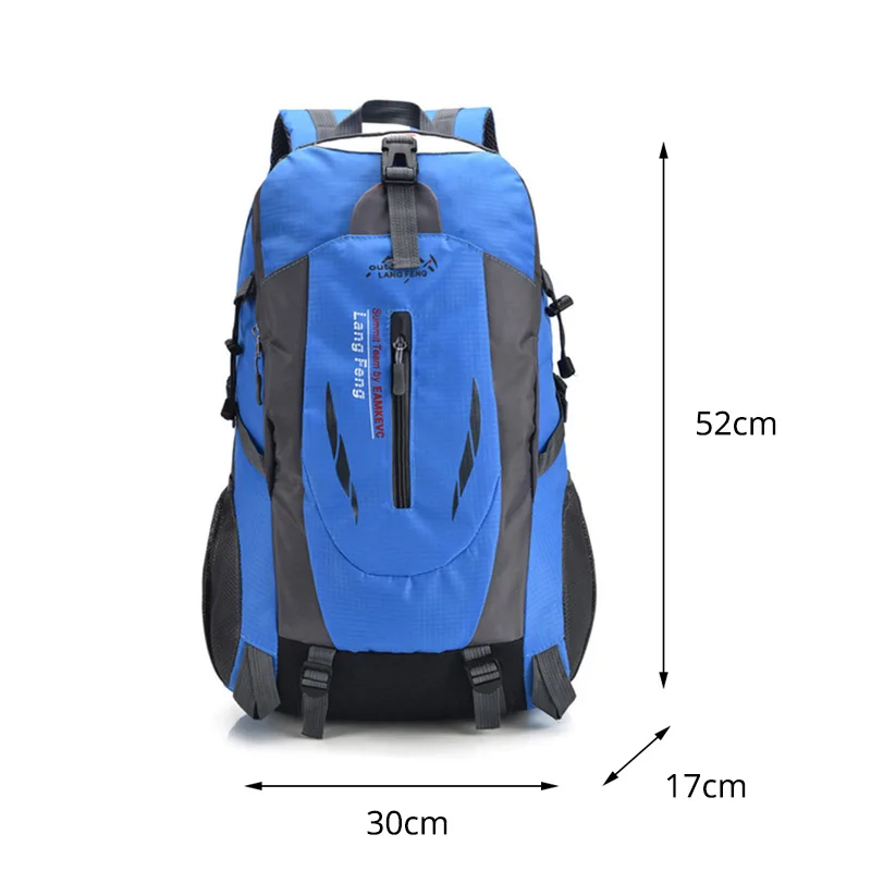 Mochila de nailon para hombre de gran capacidad impermeable Mochila de viaje Escolar Mochila de alta calidad para ordenador portátil Mochila Mochila de nailon para hombre de gran capacidad impermeable Mochila de viaje Escolar Mochila de alta calidad para ordenador portátil Mochila