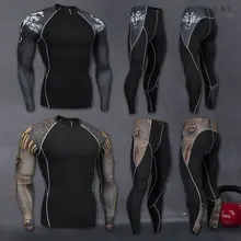 Новинка, компрессионные штаны, спортивные колготки для бега, мужские Леггинсы для бега, одежда для фитнеса, спортзала, спортивные Леггинсы, мужские брюки