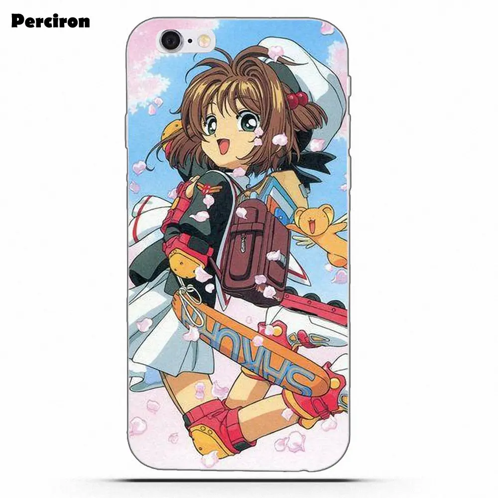 Мягкая коробка для звонков Xiaomi Redmi Note 2 3 3S 4 4A 4X 5 5A 6 6A Pro Plus Sakura Card Captor