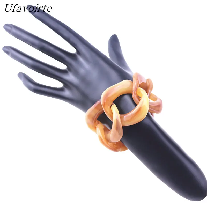 Ufavoirte Мода кулон браслет браслеты для женщин довольно браслет в стиле "панк" смолы Lover вечерние женские ювелирные изделия подарок