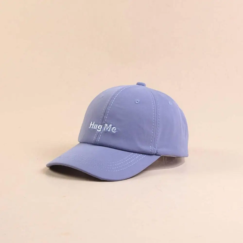 

2019 High Quality Baseball Caps Men Couple College Solid Color Warm Letter HugMe Embroidery Snapback Cap Young Style Dad Hat