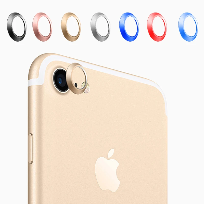 

Rear Camera Lens Protective Ring Cover Protector Protection 4.7inch For iPhone 7 2016 Metal Case Luxury Mobile Phone Accessori