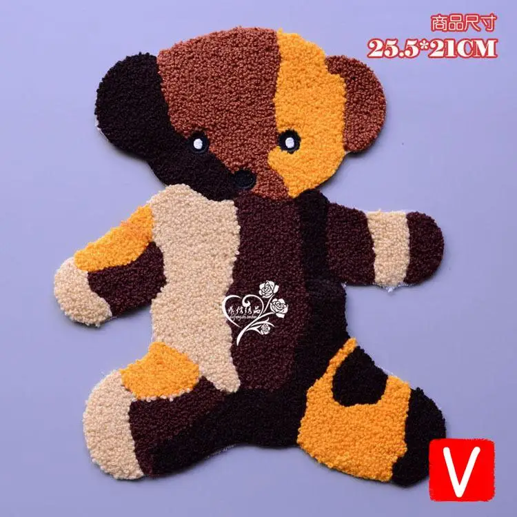 

VIPOINT towel embroidery big bear patches cartoon patches badges applique patches for clothing DX-201