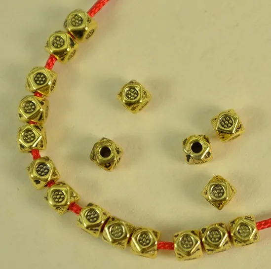 Buy 5mm tibet gold bead antique gold findings for