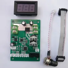 12-24 V щеточный мотор постоянного тока регулятор скорости с дисплеем PWM регулятор короткого замыкания