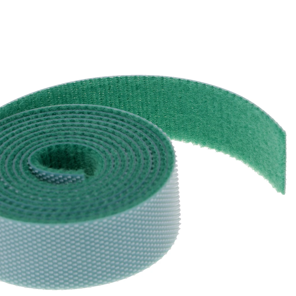 2 Roll Nylon Reusable Cable Straps Cable Ties Hook and Loop Wire Organizers 15mm
