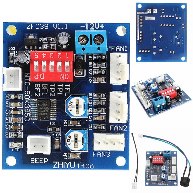 dc 12v pwm pc cpu fan temperature control speed controller cpu high