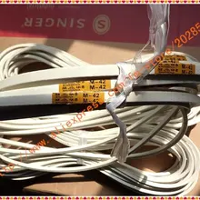 Промышленные прямострочные/оверлочный шов двигатель швейной машины пояс/конвейерная лента, белый резиновый ремень, 30 шт./партия, все размеры доступны