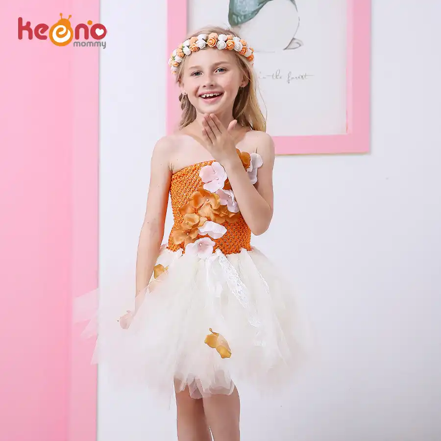 Hawaiian-Inspired Tutu Dress