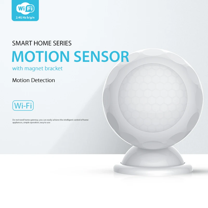 

Smart Detector Alarm System Security Home Laser Motion Sensor Automation Wireless Wifi House Alarm Security With Magnet Bracket