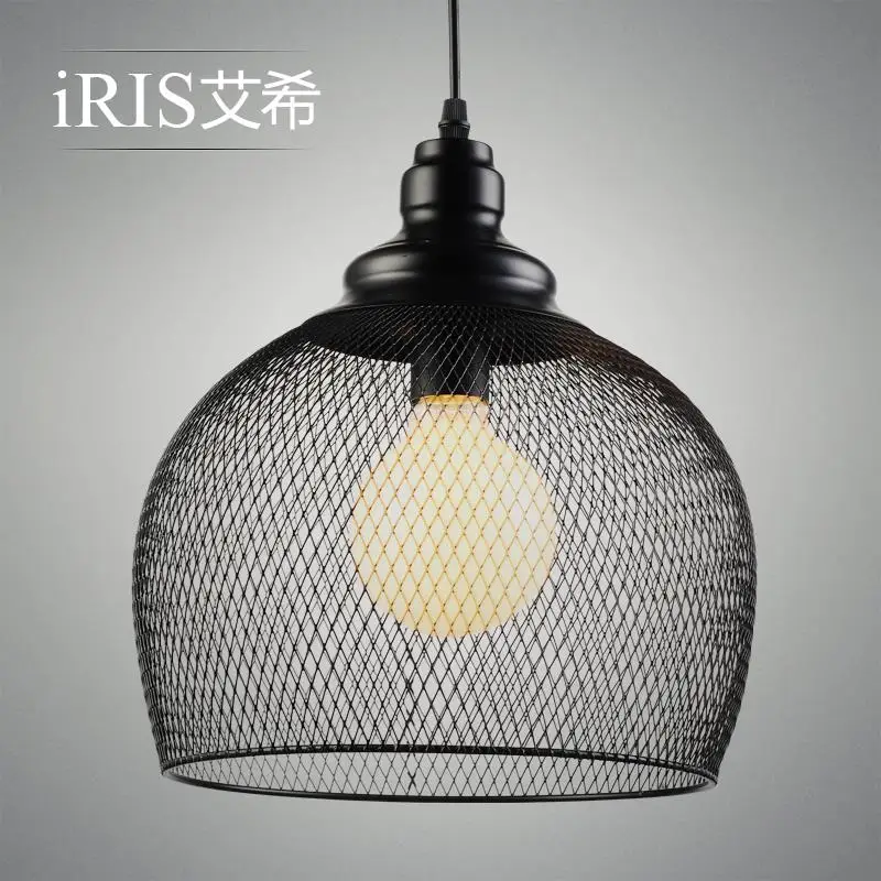 Retro Loft Style Industrial Lamp Vintage Pendant Light Fixtures With Metal Cages Lustre Para Sala | Освещение