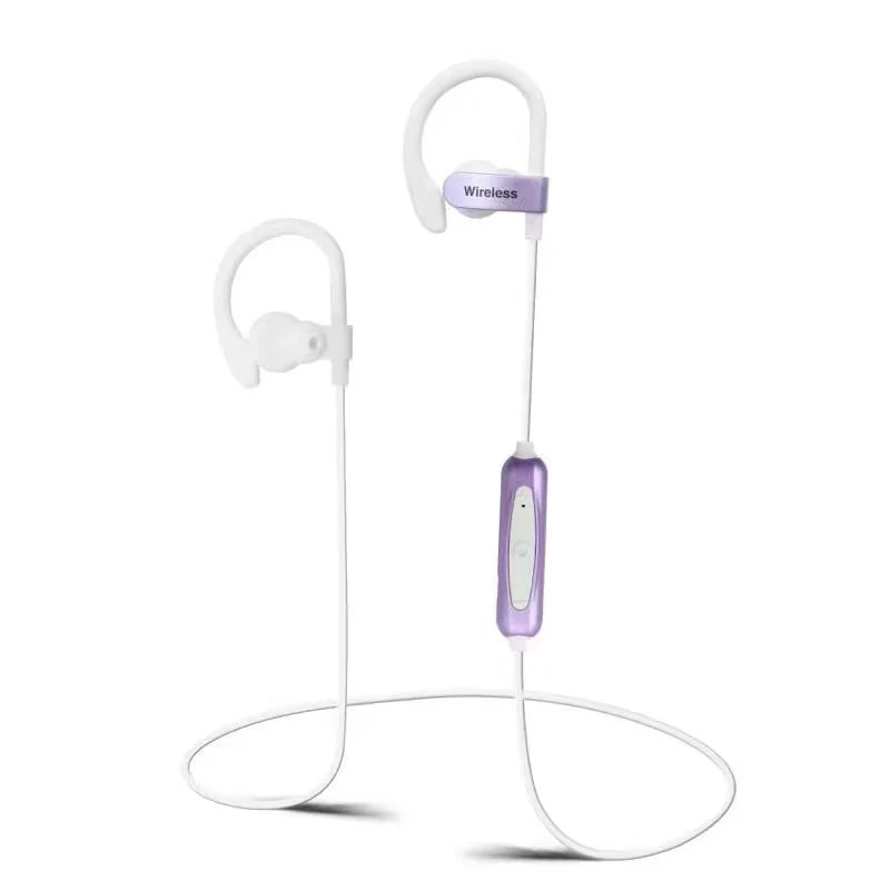 50 шт. DHL 999 наушники Bluetooth V4.2 беспроводной вкладыши стерео для IOS Android - Цвет: White purple