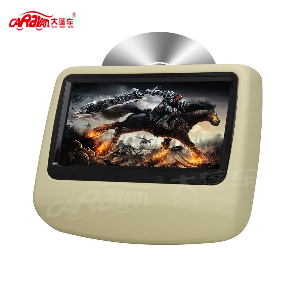 CARAVAN 9 inch HD LCD Screen Portable Car Headrest Monitor DVD Player 800*480monitor dvd player