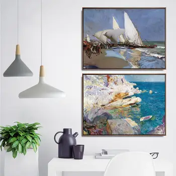 Paintings by Joaqun Sorolla Printed on Canvas 4
