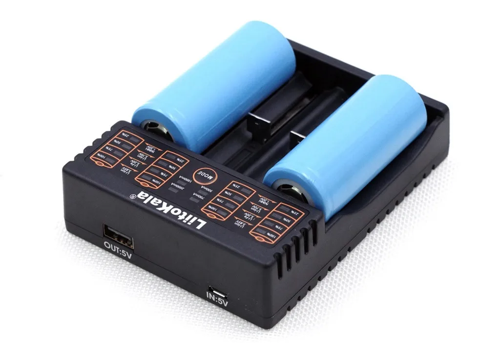 LiitoKala Lii-402 умное зарядное устройство AA/AAA для 18650 18350 Ni-MH li-ion/IMR Подставка для зарядки