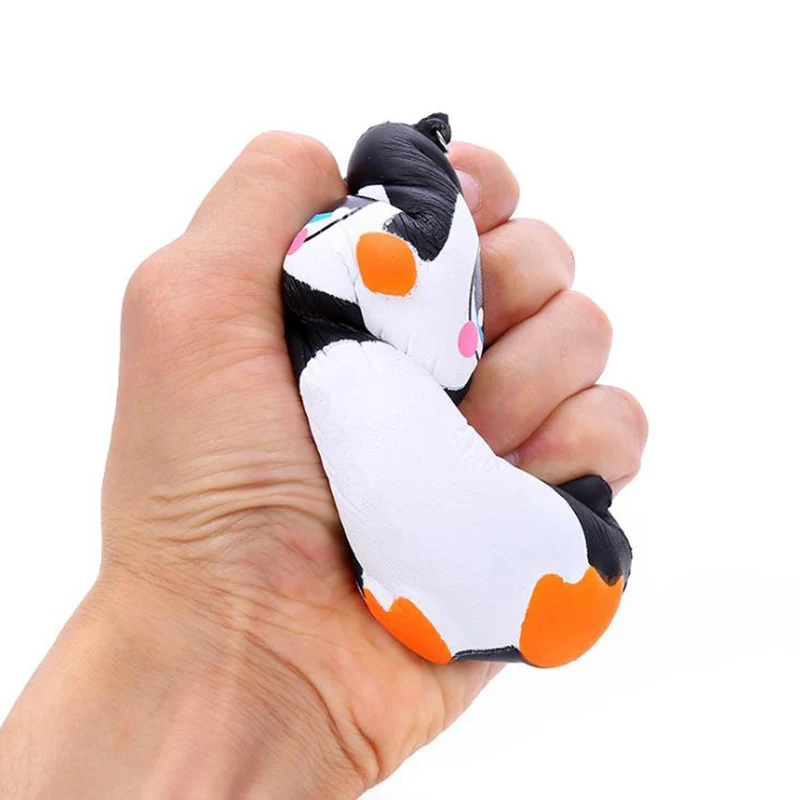 Jumbo Kawaii penguin Girl мягкие ремни крем ароматизированный медленный рост Моделирование Мягкий снятие стресса сжимаемые игрушки Забавный Подарок для ребенка