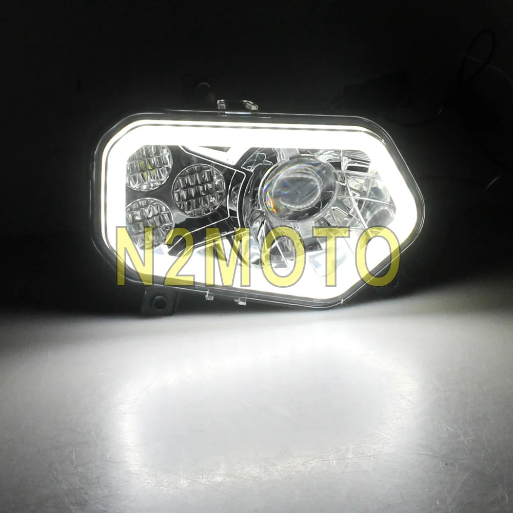 Angel Eye Scrambler светодиодный сменный комплект передних фар для Polaris RZR 800 900 Ranger Sportsman