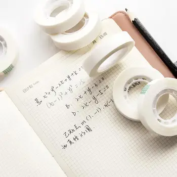 

2pcs Invisible Transparent Write-on Tape Diy Planner Washi Masking Tape Adhesive Tapes Stickers Decorative Stationery