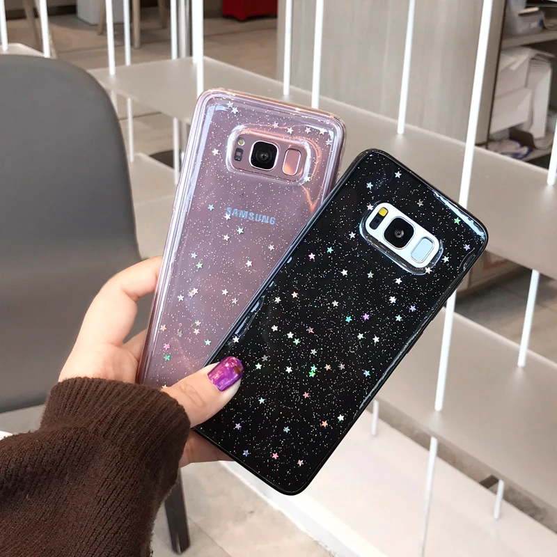 Чехол DCHZIUAN Bling Stars для Samsung Galaxy S10 S10Plus S9 S8 Plus Note 8 9 мягкий силиконовый чехол