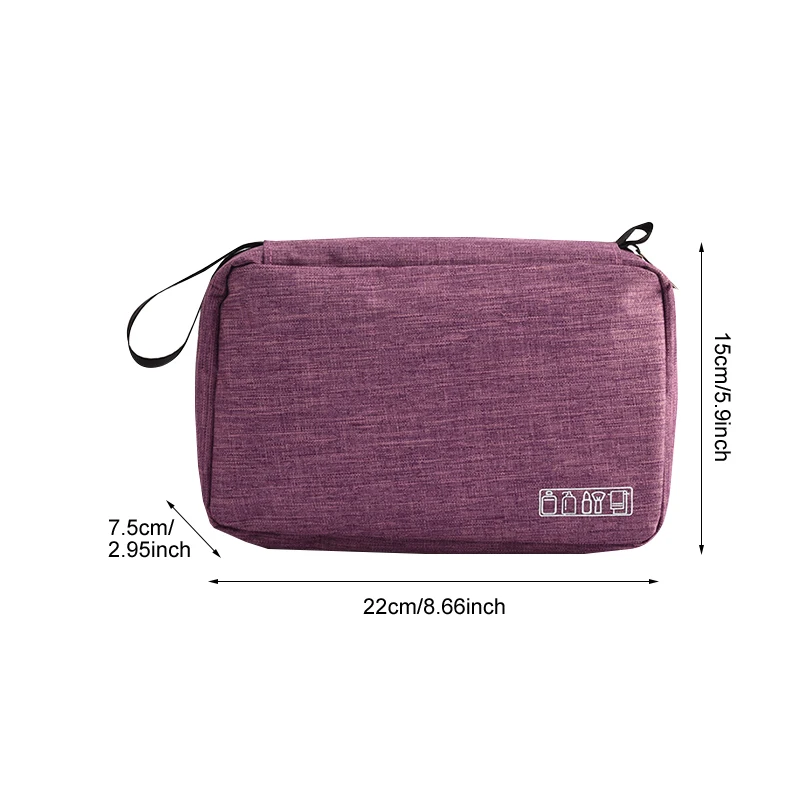 للطي الرجل حقيبة سفر لمستحضرات التجميل شنقا الحمام أدوات الزينة ماكياج حقيبة منظم كابل أجهزة إليكترونية حالة تخزين المنزل