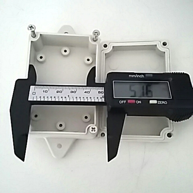 1 шт. пластиковая крышка электронный проект чехол водонепроницаемый корпус коробка для студенческих проектов 85x58x33 мм