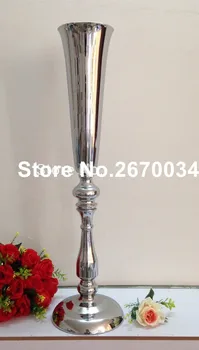 

modern flower vase mental iron chorme flower pots and vases