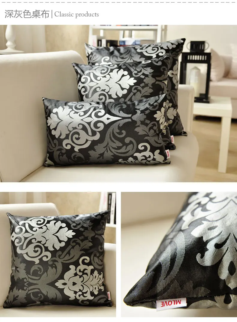 Самолюбивая Роза барокко Европейский стиль наволочка ядро утолщаются ткань диван задняя подушка бытовой прикроватный подголовник