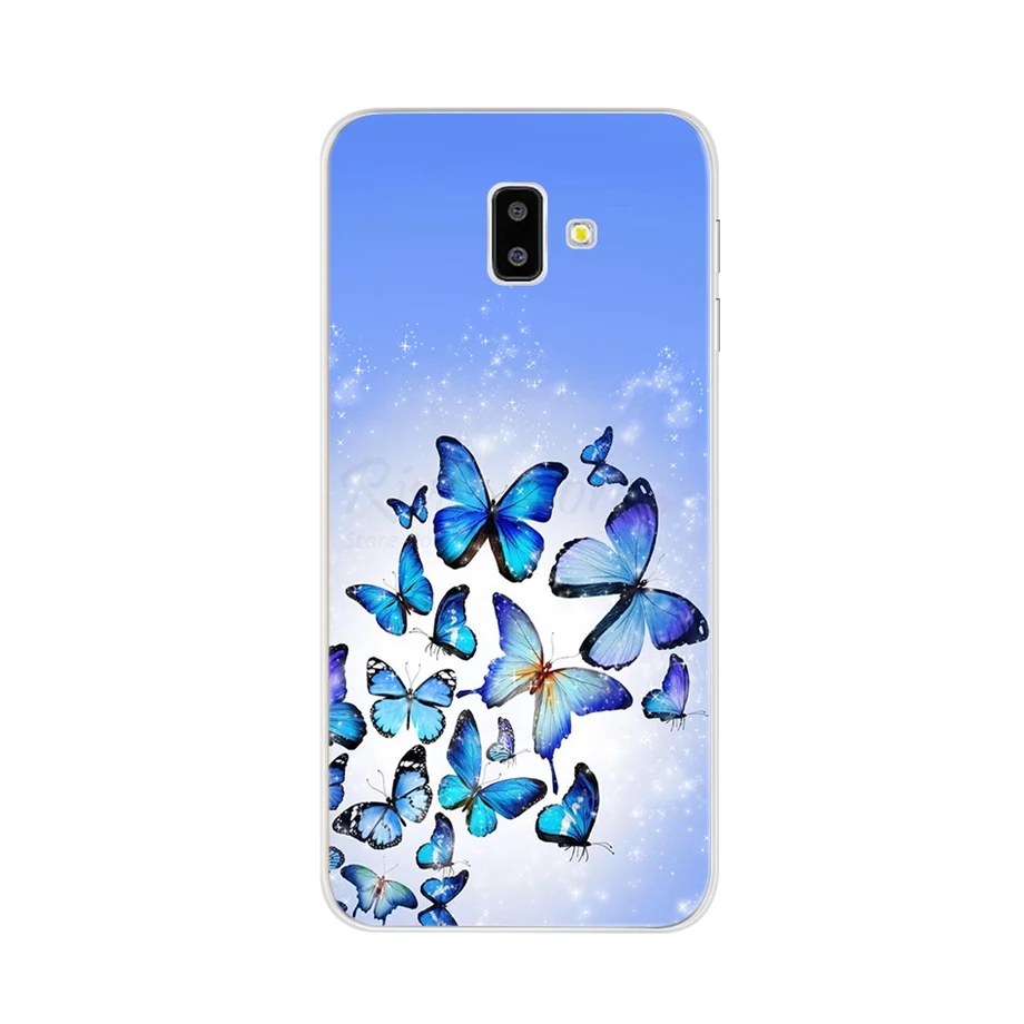 Для Funda samsung Galaxy A6 A8 чехол Бампер Мягкий ТПУ силиконовый чехол для телефона для Coque samsung A6 J4 J6 A8 Plus чехол