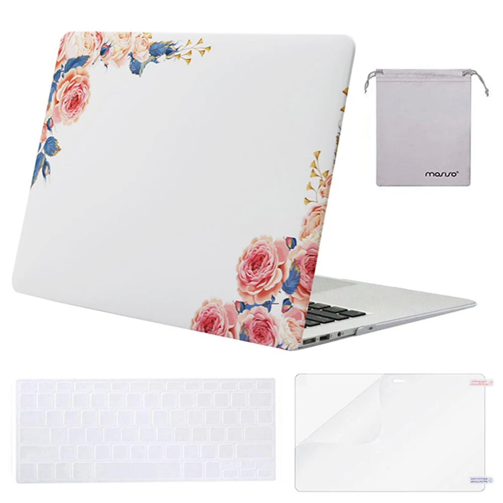 Mosiso 4in1 Laptop Shell Cover Case for Apple Macbook Air13 A1466//A1369 2017