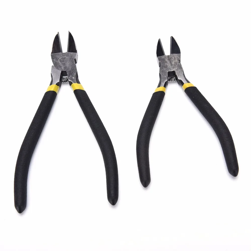 1Pcs Electrical Diagonal Cutting Plier Wire Cable Cutters Cutting Side