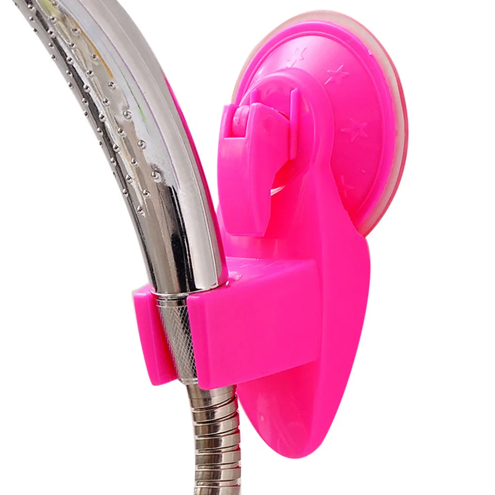 Сильный присоска-в дождь крепление для душа база Do Showerhead держатель душевой головки#30 - Цвет: Hot Pink