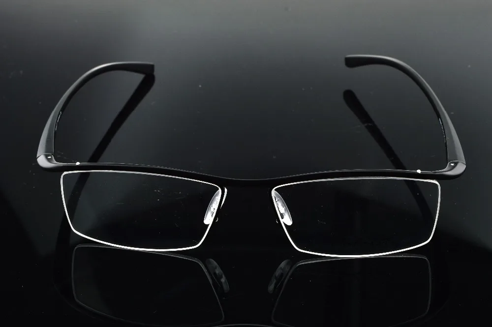

HALFRIM FRAME BRAND Pure Titanium ultra light weight black custom Glasses frames -1 -1.5 -2 -2.5 -3 -3.5 -4 -4.5 -5 -5.5 -6