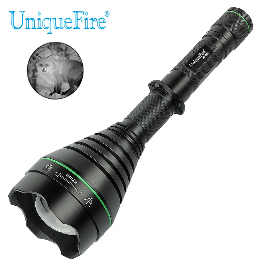 UniqueFire 1508 IR 850nm светодиодный фонарик 3 режима корпус из алюминиевого сплава