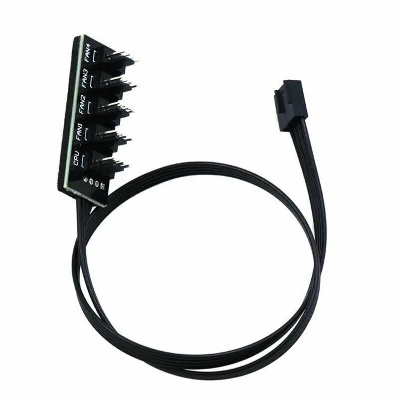 Новый горячий 4PIN концентратор разветвитель pwm 4 порта Компьютерный Вентилятор