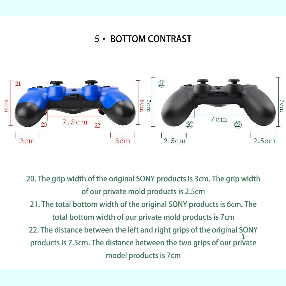 Беспроводной джойстик Bluetooth беспроводной джойстик для контроллера PS4 портативный консольный контроллер для Ps4 перезаряжаемый легкий
