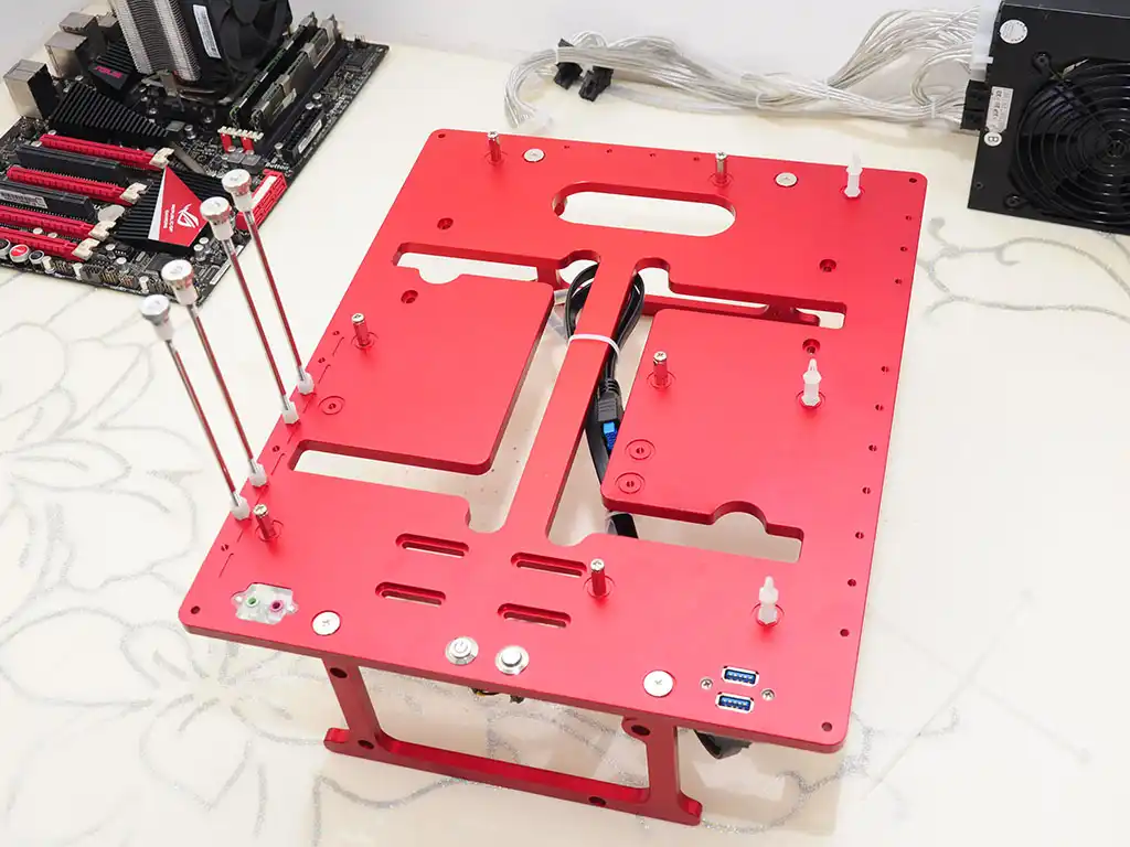 Pc Test Benchtable Bench Open Frame Computer Case Atx Motherboard
