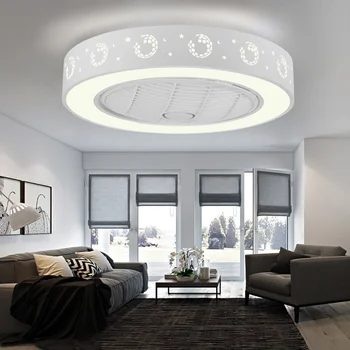 

New Ceiling Fan Light Restaurant Bedroom Fan Light Negative Ion with Remote Control Modern Fan Ceiling Lamp